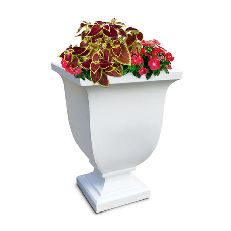 Mayne Augusta 26" Tall Planter - White 5894-W